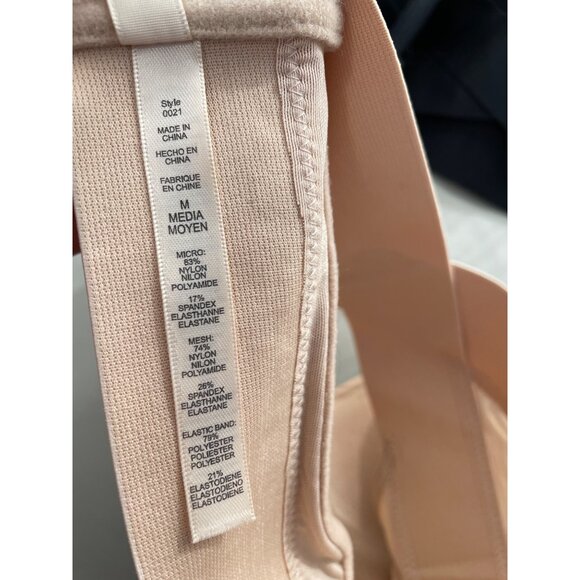 Rhonda Shear 2Pack Molded Cup Bra with Wrap Back Size Medium Black Beige 590.21 - Picture 6 of 10